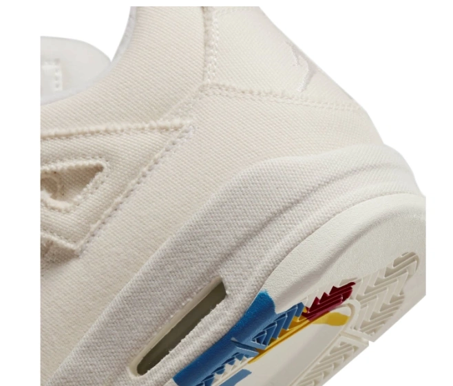 Retro 4 Blank Jordan DQ4909-100 Air Canvas 0603